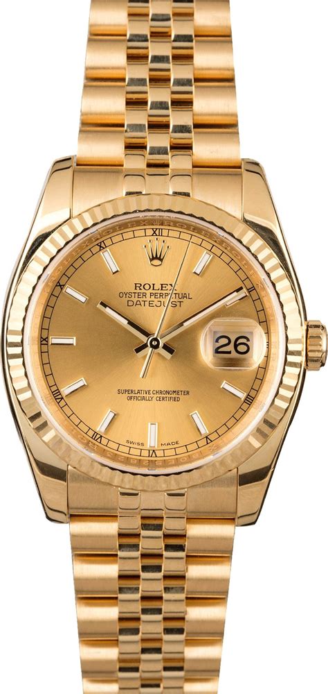 gold date just rolex